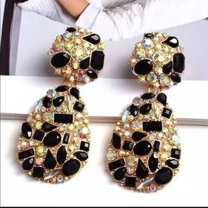 - New Colorful Crystals Drop Earrings  For W…
